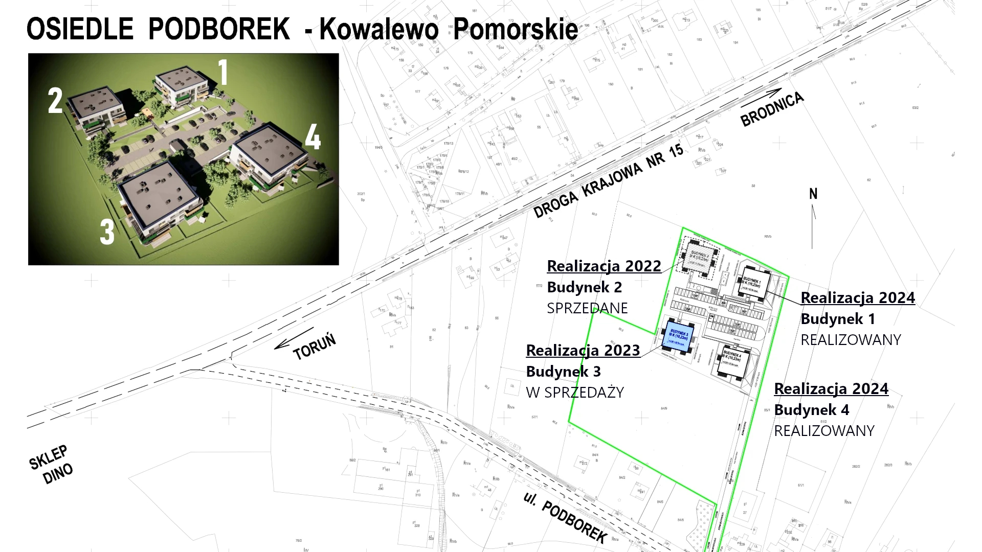 Mapa poglądowa osiedla